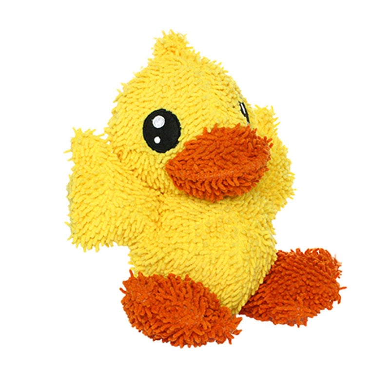 MIGHTY- Microfiber Ball Duck â€“ Made with Squeaker Balls and Minimal Stuffing. Strong & Tough. Interactive Play Dog Toy. Machine Washable & It Floats - Image 3